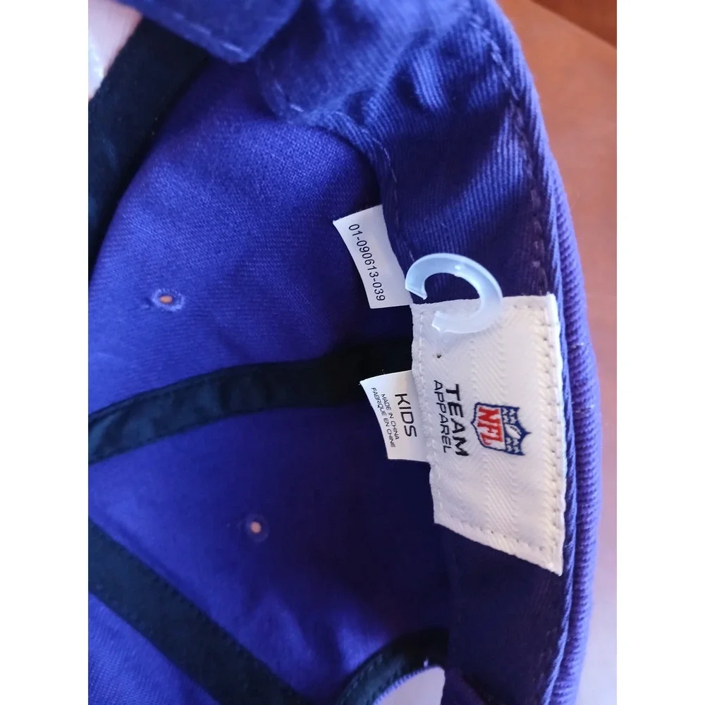 NFL Team Apparel Minnesota Vikings Kids‎ Hat Purple Gold Adjustable Baseball Cap